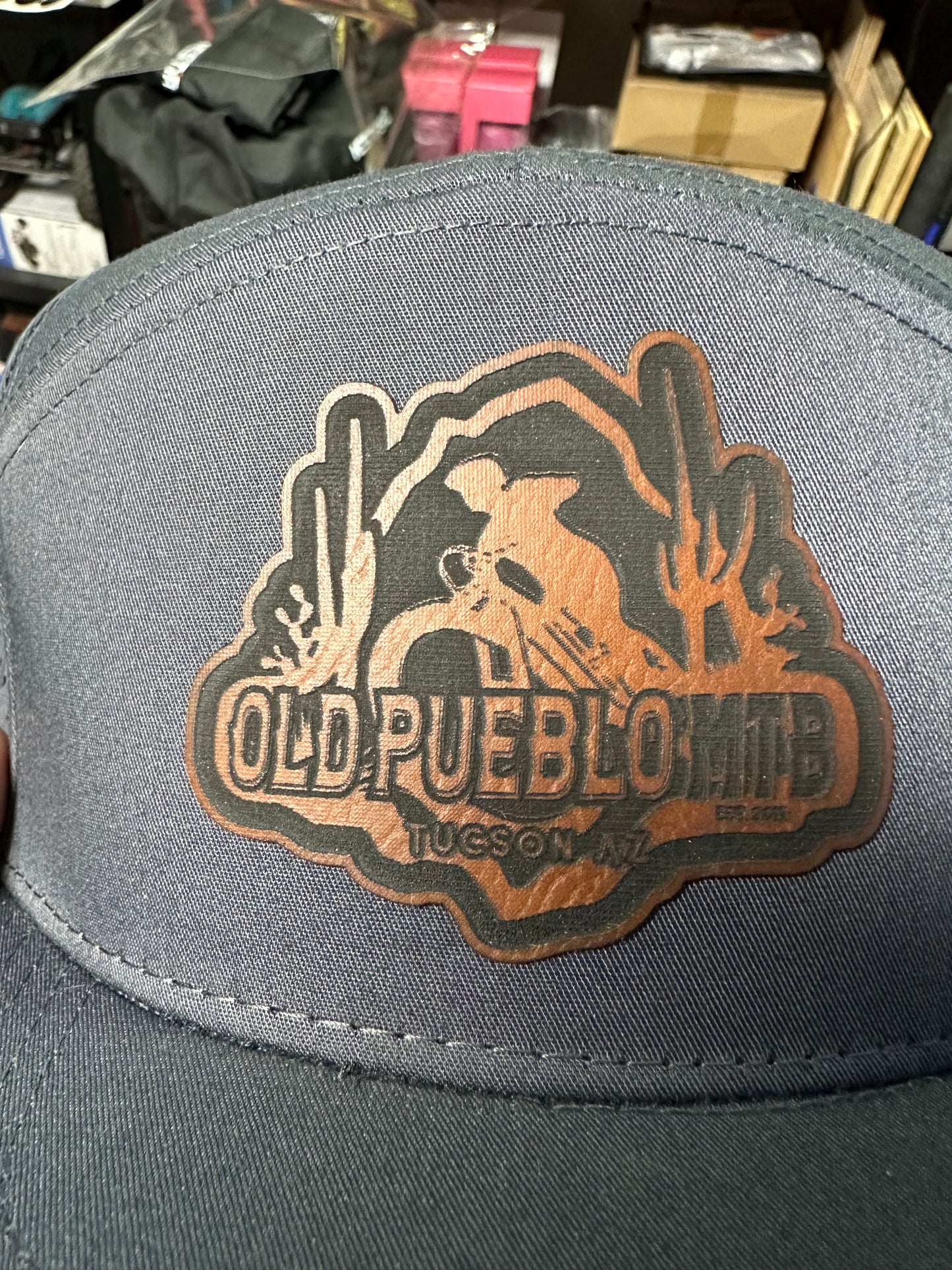 Custom laser engraved patches with custom border cut. With adhesive backing. Size up to 3.5”W x 2.5”H