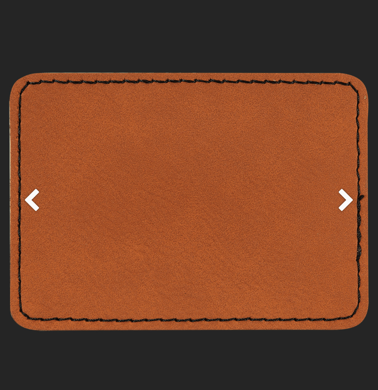 Leatherette stitch patch with adhesive backing size 2”x3”