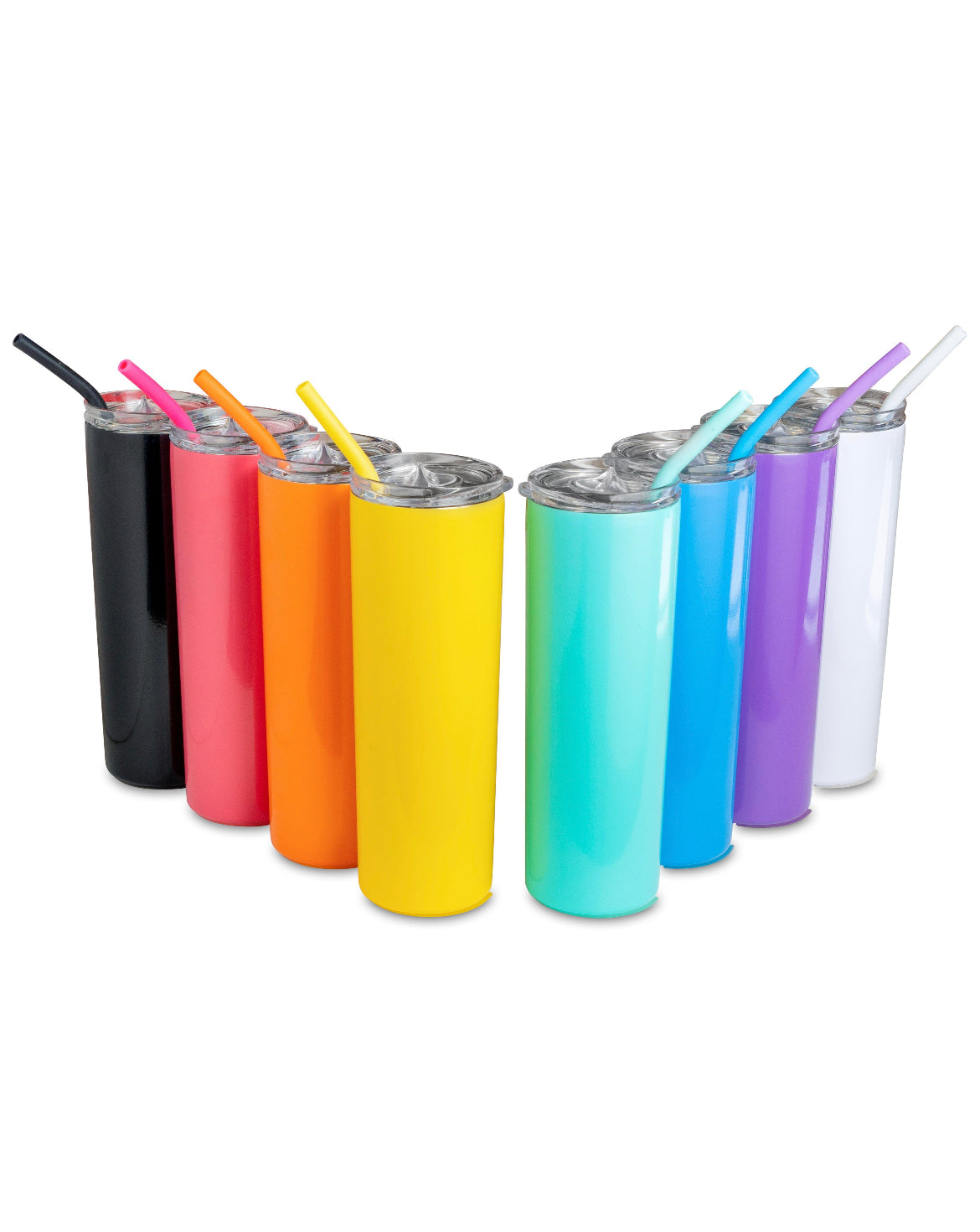 20oz Skinny Tumbler with laser engraved Arizona Built Co. logo and Personalized name